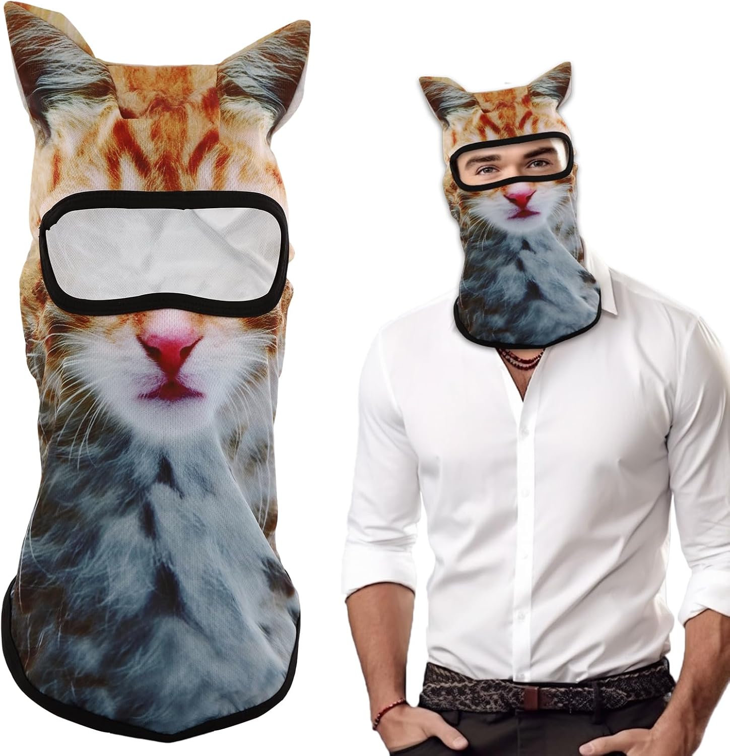 3d Cat Ski Balaclava Sheisty Situation — WeirdThingsToBuy weird find