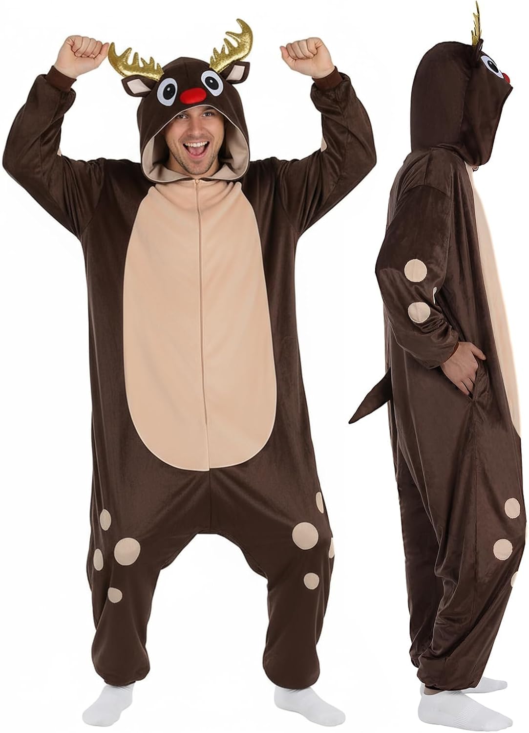 3d Hooded Animal Onesie Costume Energy — WeirdThingsToBuy weird find
