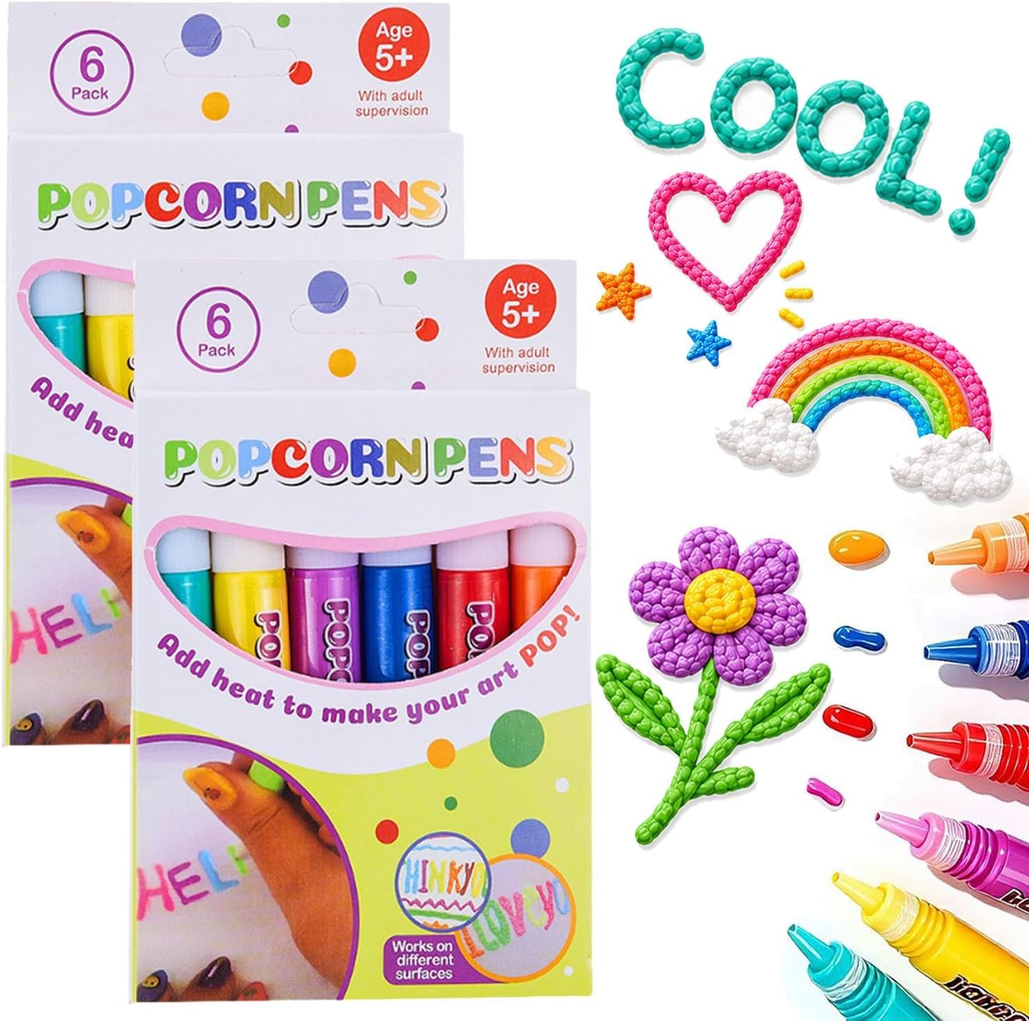 3d Relief Art Popcorn Pen Situation — WeirdThingsToBuy weird find