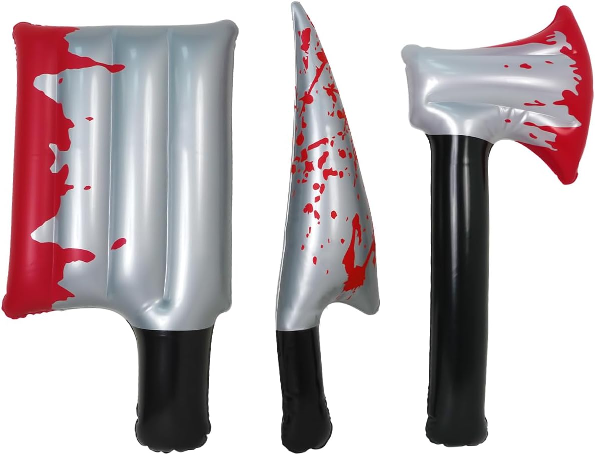 3pcs Bloody Halloween Inflatable Weapons Situation — WeirdThingsToBuy weird find