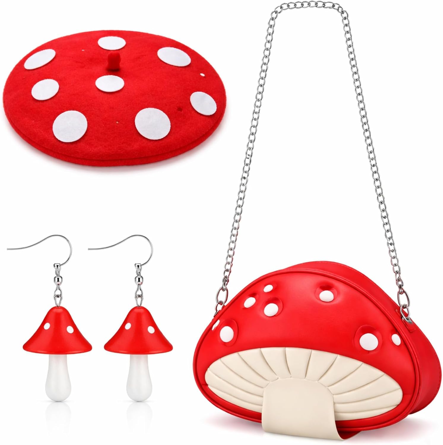 3pcs Halloween Mushroom Costume Accessories Energy — WeirdThingsToBuy weird find
