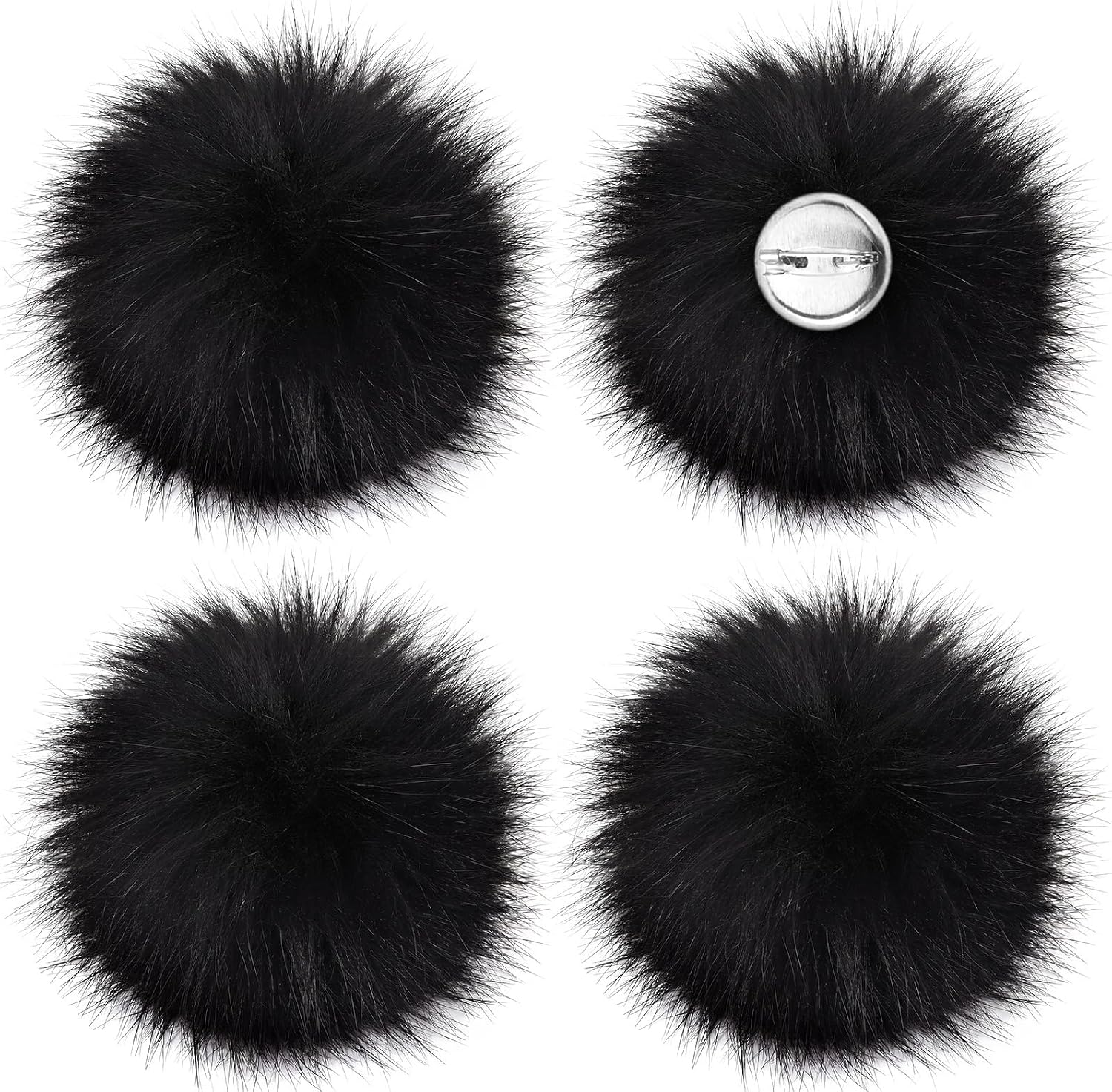 4 Black Bunnies Tail Accessory Energy — WeirdThingsToBuy weird find