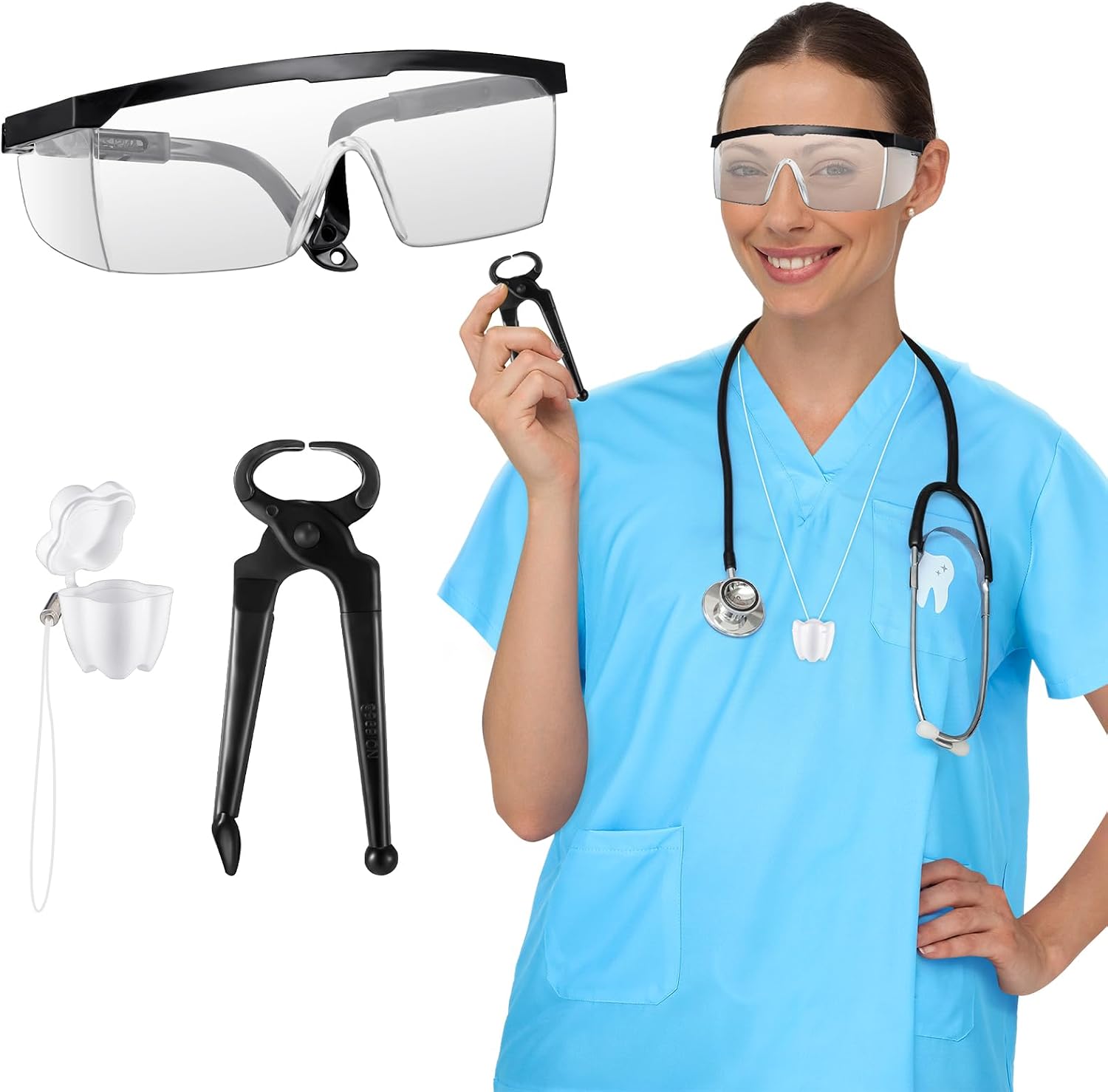 4 Dentist Costume Accessories Set — WeirdThingsToBuy weird find