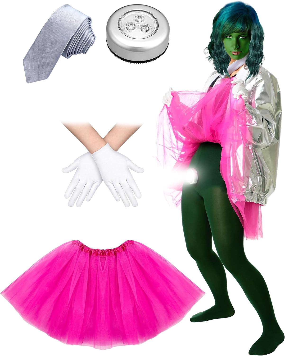 4 Halloween Flashing Green Mermaid — WeirdThingsToBuy weird find