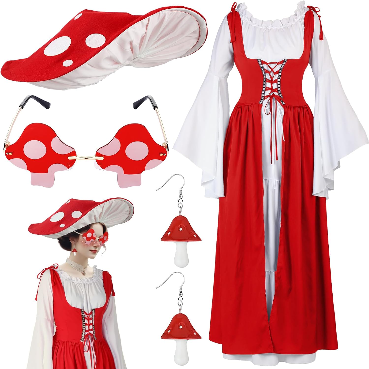 4 Halloween Mushroom Costume Renaissance Situation — WeirdThingsToBuy weird find
