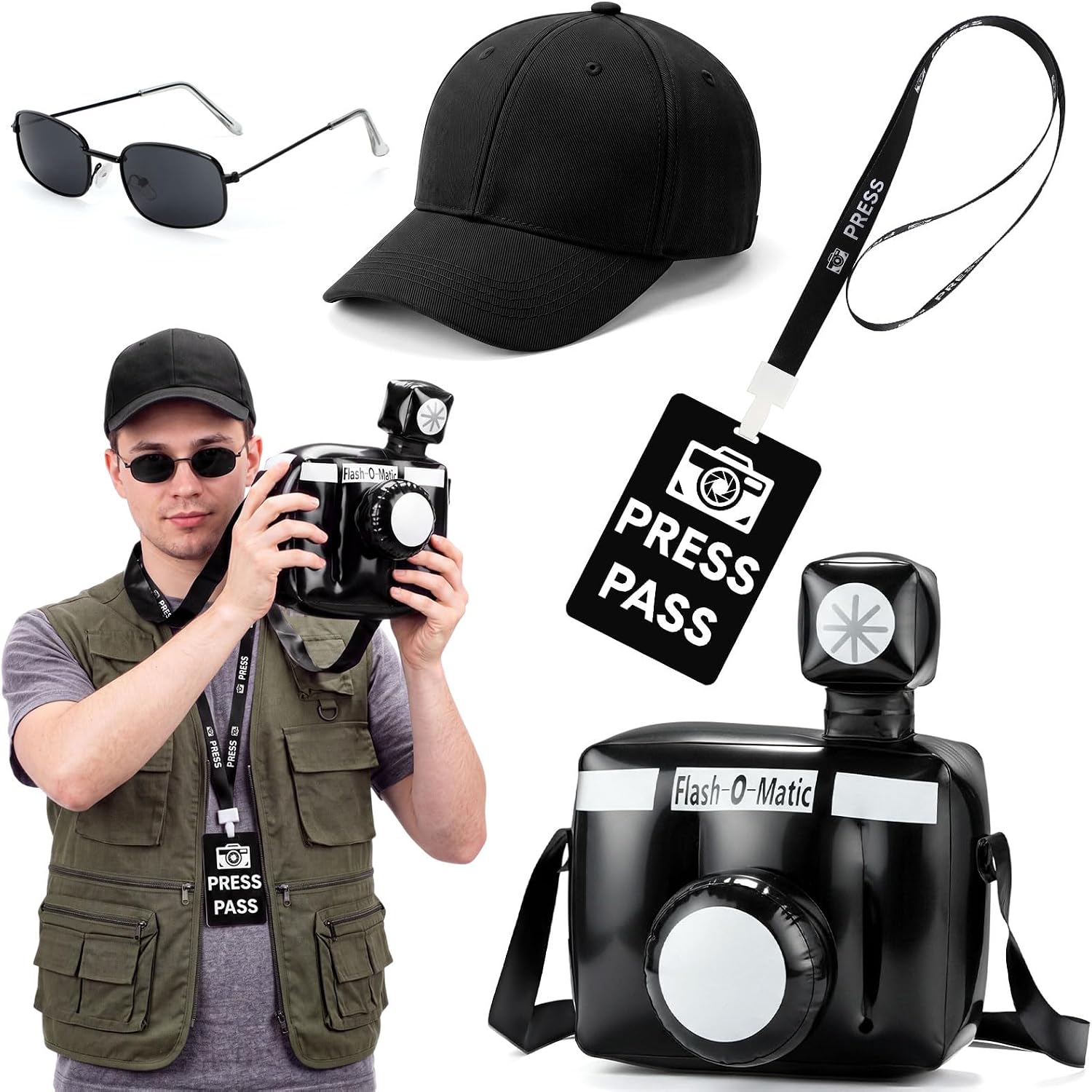 4 Halloween Paparazzi Costume Accessories Energy — WeirdThingsToBuy weird find