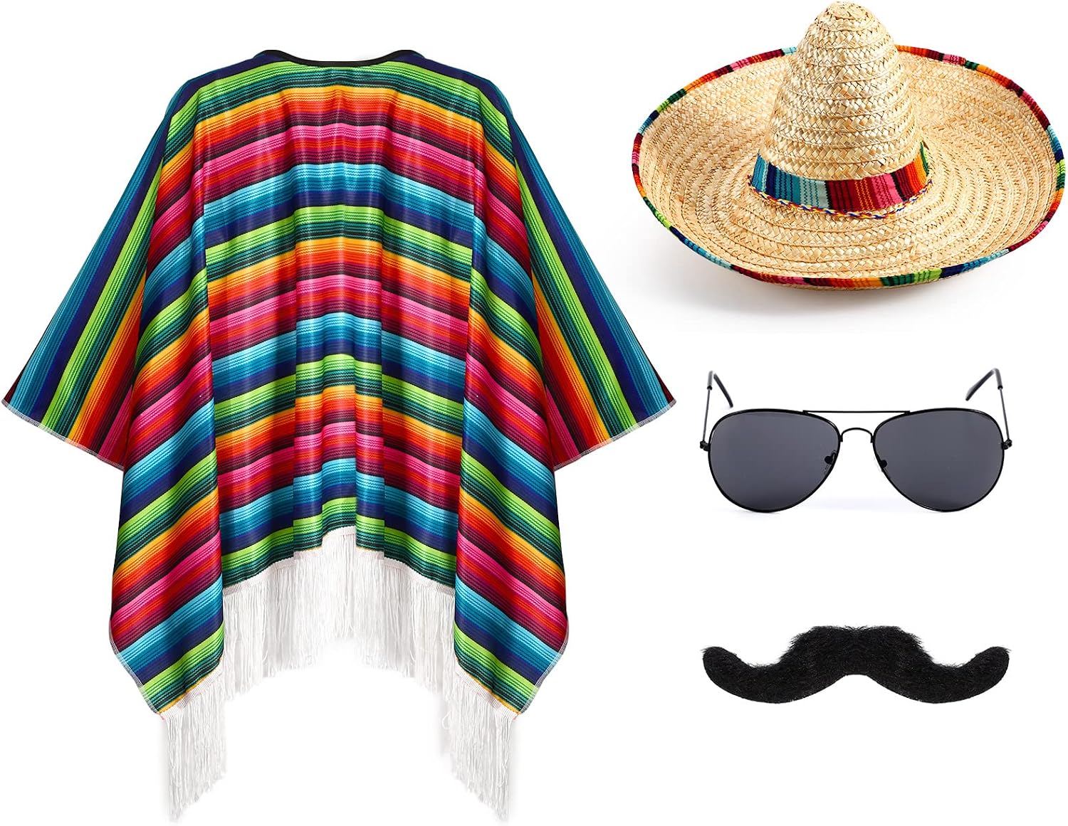 4 Mexican Sombrero & Poncho Situation — WeirdThingsToBuy weird find