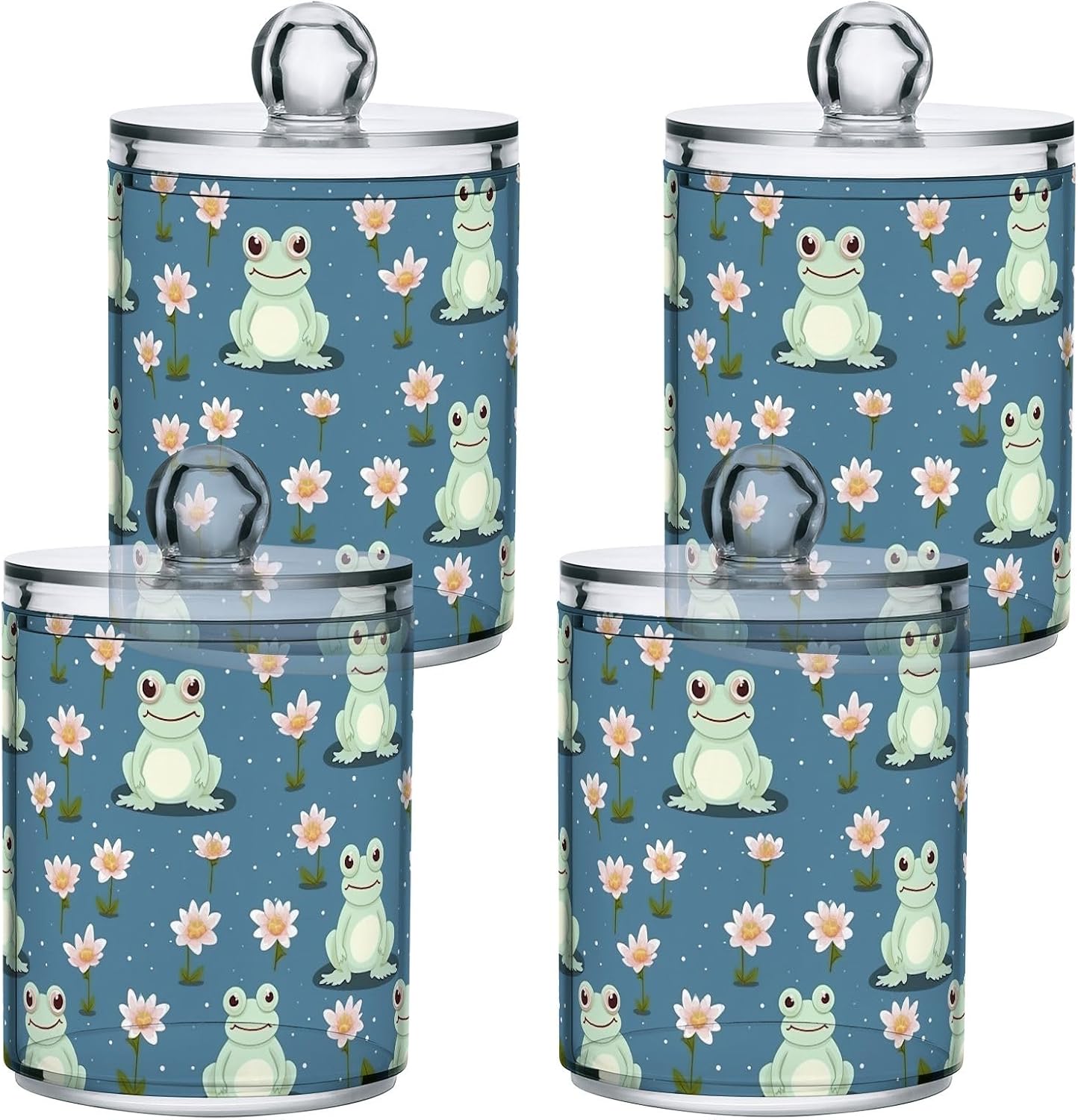 4 Pack Clear Plastic Jars Situation — WeirdThingsToBuy weird find