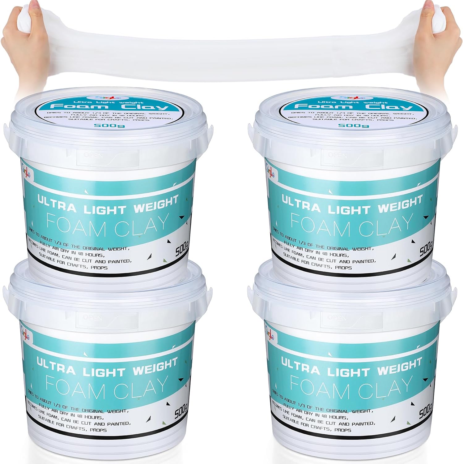 4 Pack Foam Clay Cosplay Energy — WeirdThingsToBuy weird find