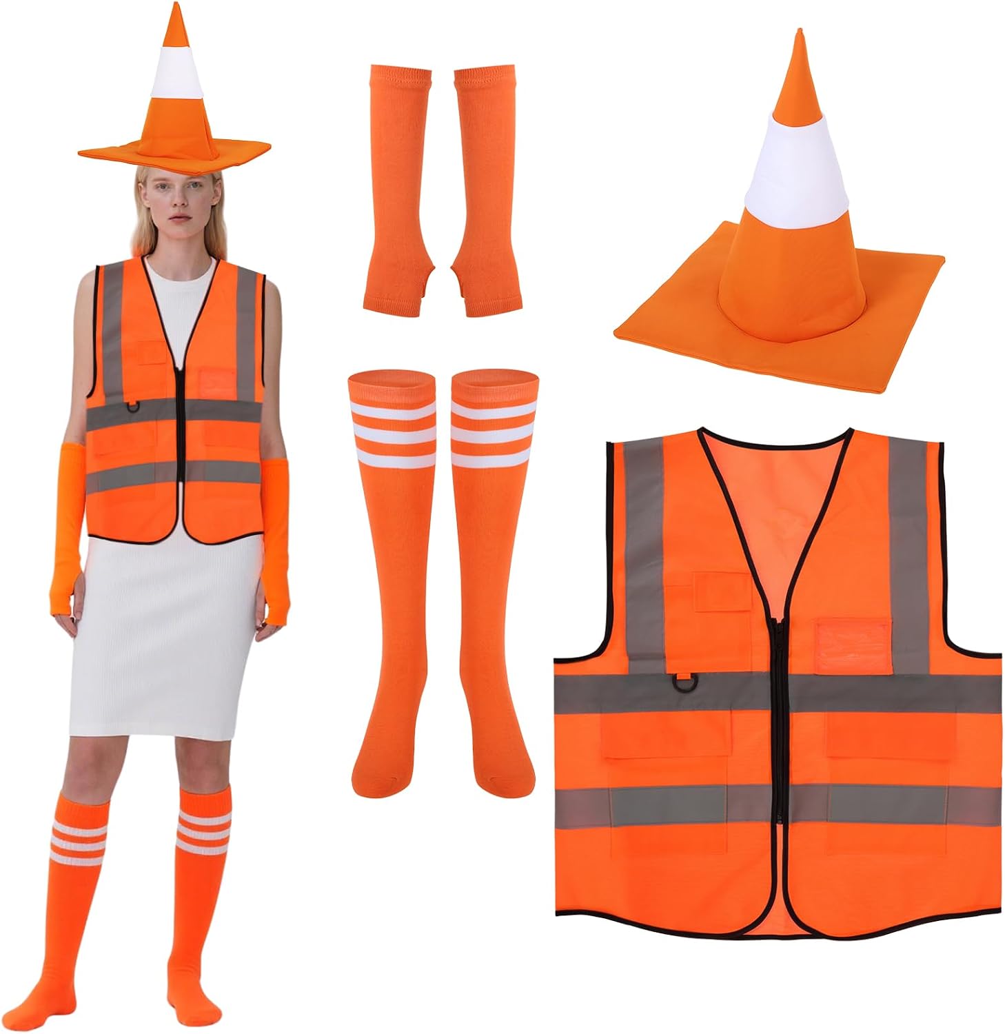 4 Traffic Cone Costume Accessories Energy — WeirdThingsToBuy weird find