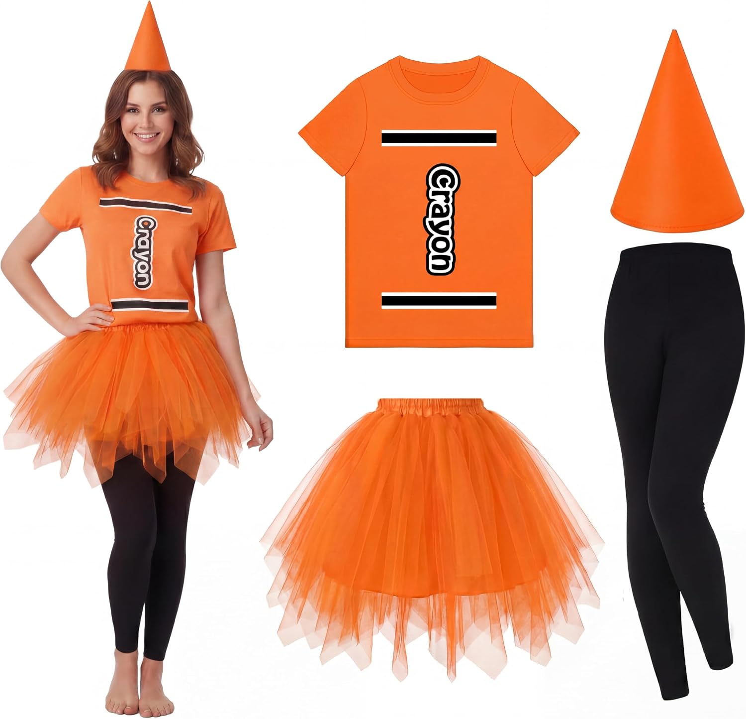 4 Women's Crayon Costume Set — WeirdThingsToBuy weird find