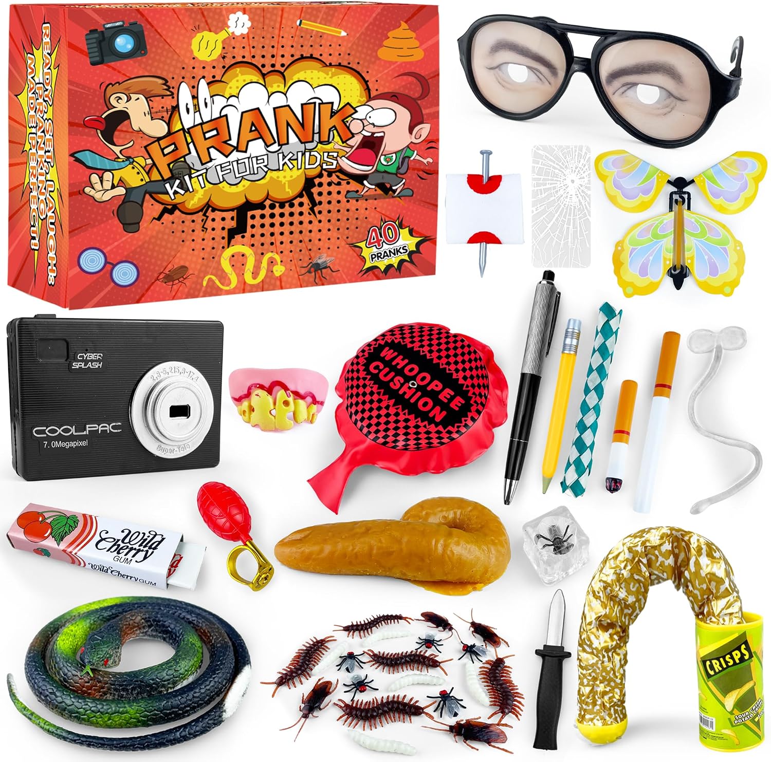40 Prank Kit Kids Prank Energy — WeirdThingsToBuy weird find