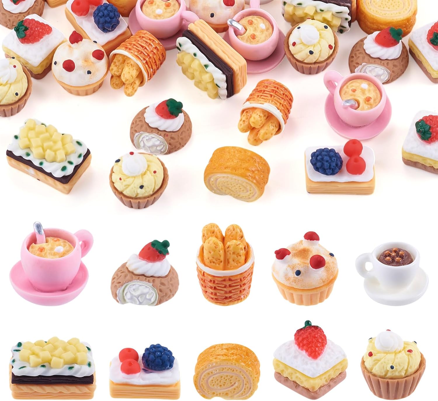 40pcs 10 Styles Food Miniature Situation — WeirdThingsToBuy weird find