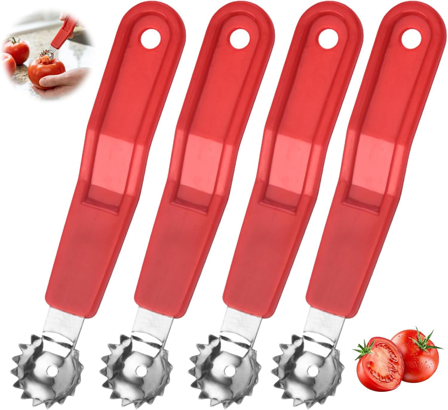 4pc Strawberry Huller Tomato Corer Energy — WeirdThingsToBuy weird find