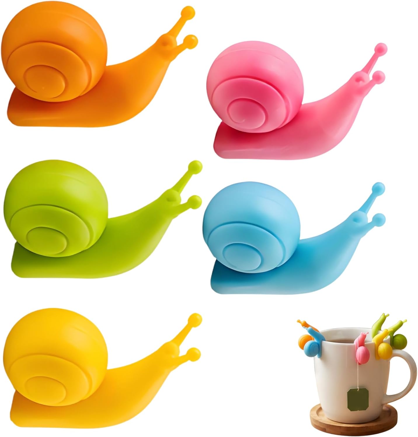5 Cat Shaped Silicone Tea Energy — WeirdThingsToBuy weird find