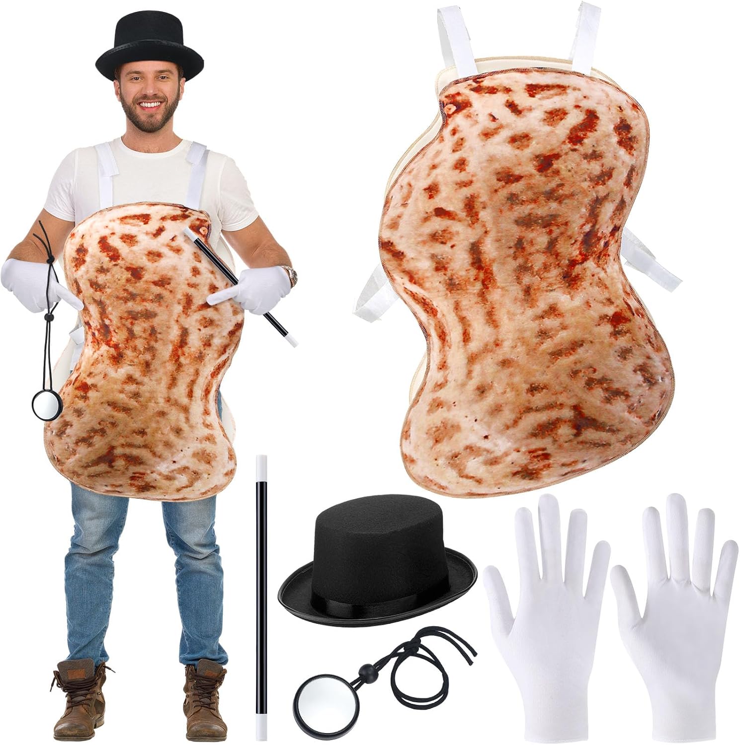 5 Peanut Costume Set Hat — WeirdThingsToBuy weird find