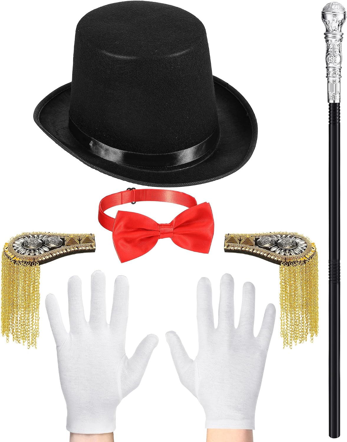 5 Ringmaster Costume Hat Cane Energy — WeirdThingsToBuy weird find