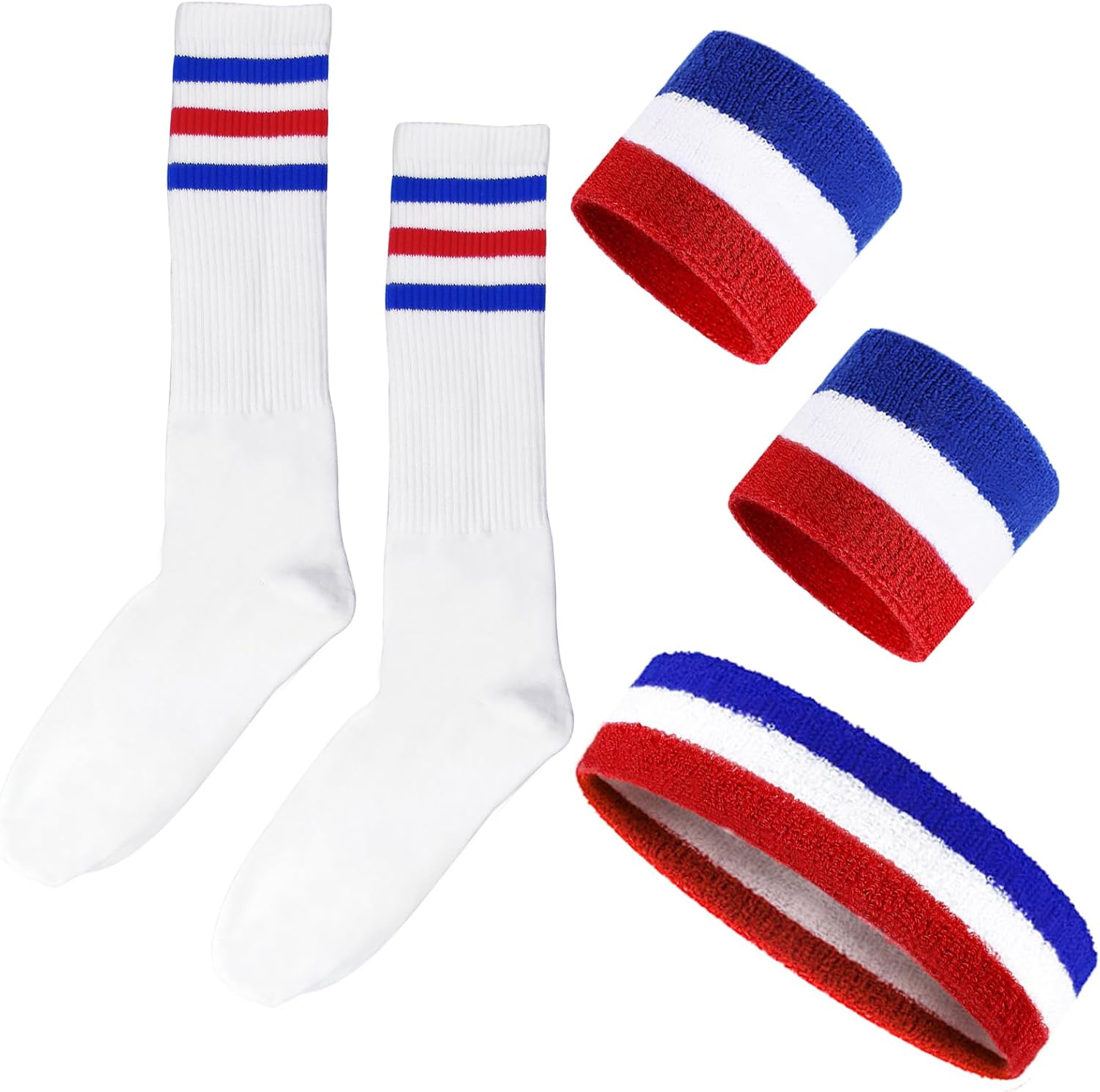 5 Sweatbands Set & Striped Energy — WeirdThingsToBuy weird find