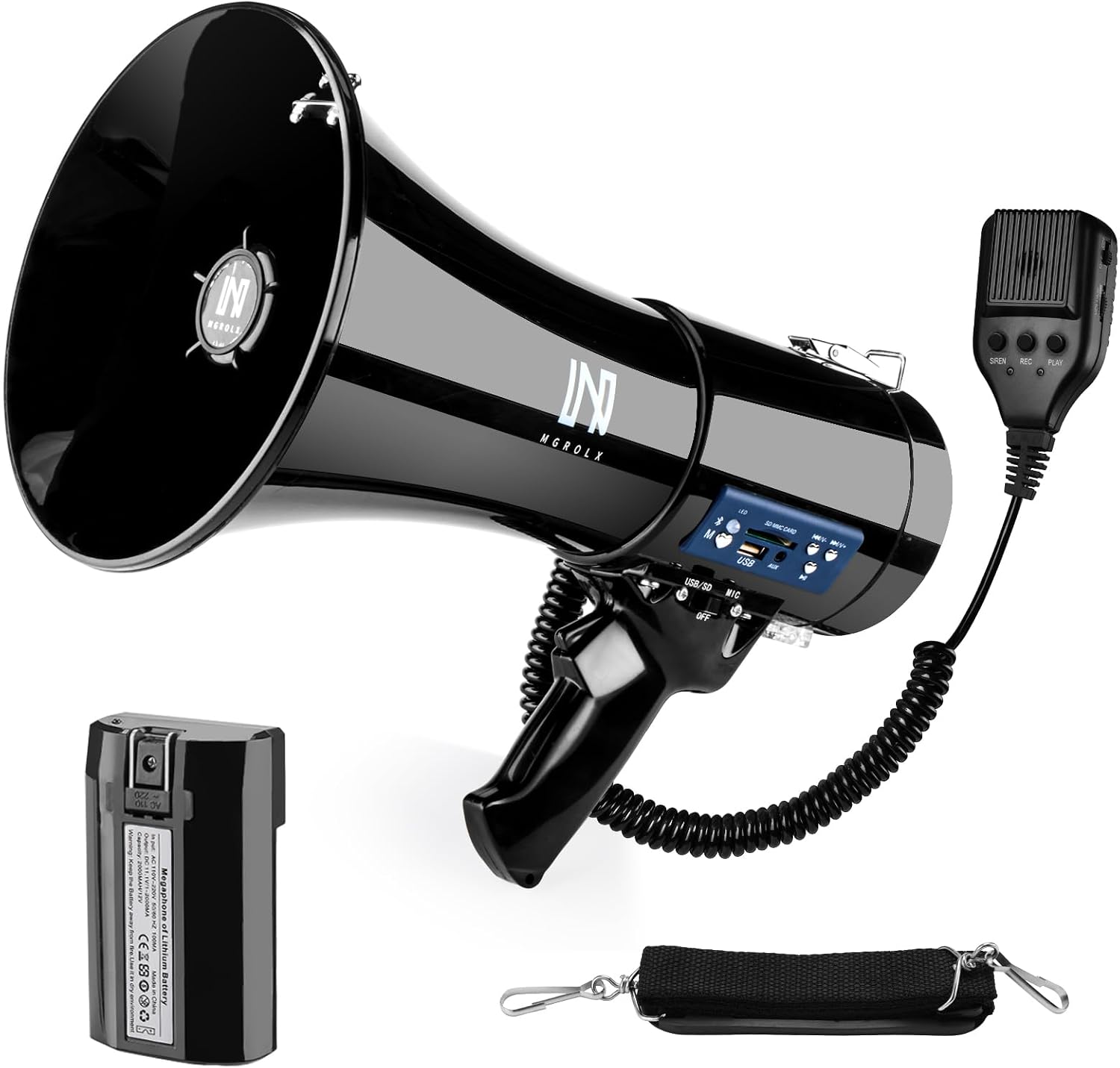 50w Rechargeable Megaphone Bullhorn — WeirdThingsToBuy weird find