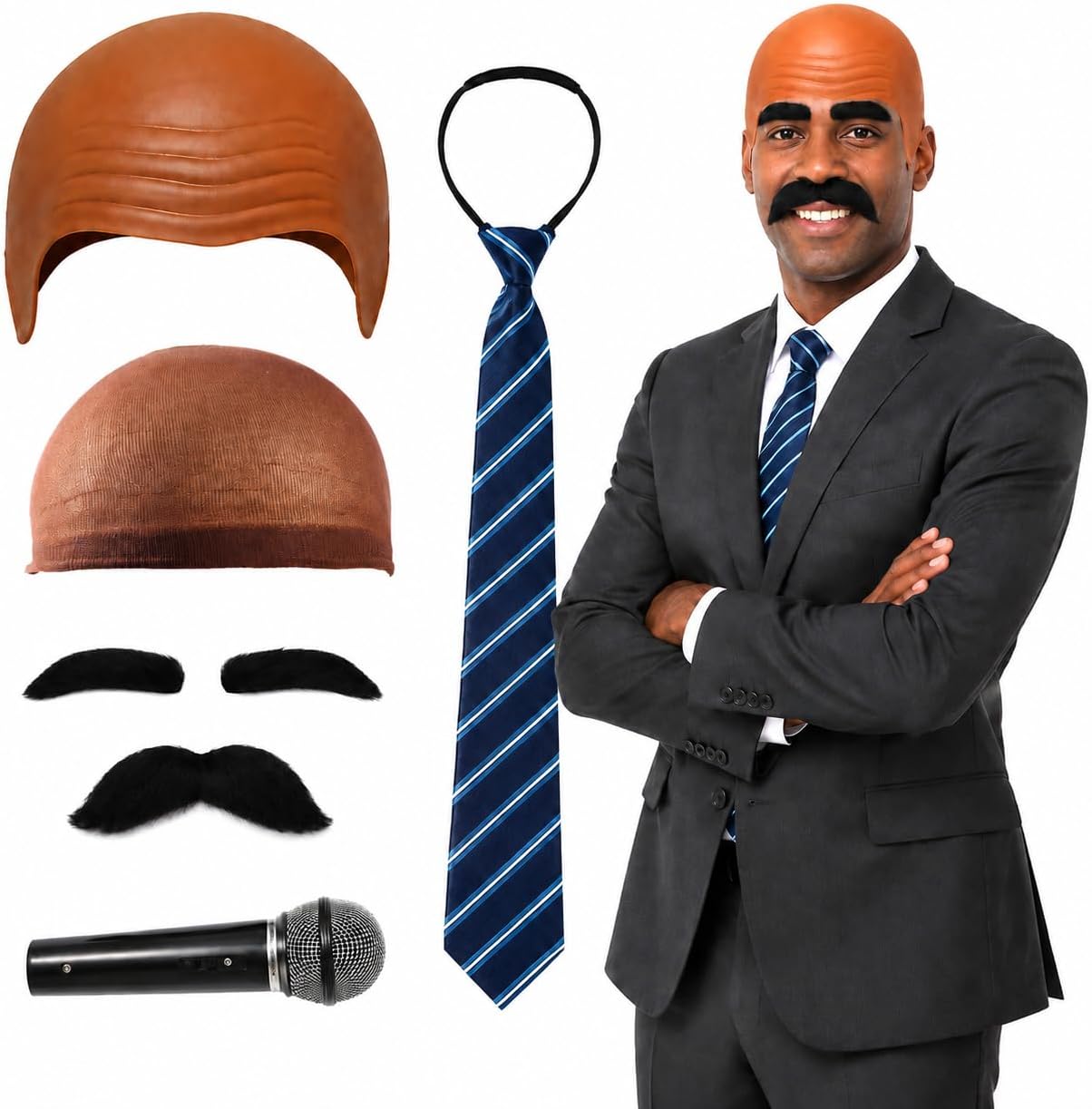 5pcs Halloween Speaker Costume Bald Situation — WeirdThingsToBuy weird find
