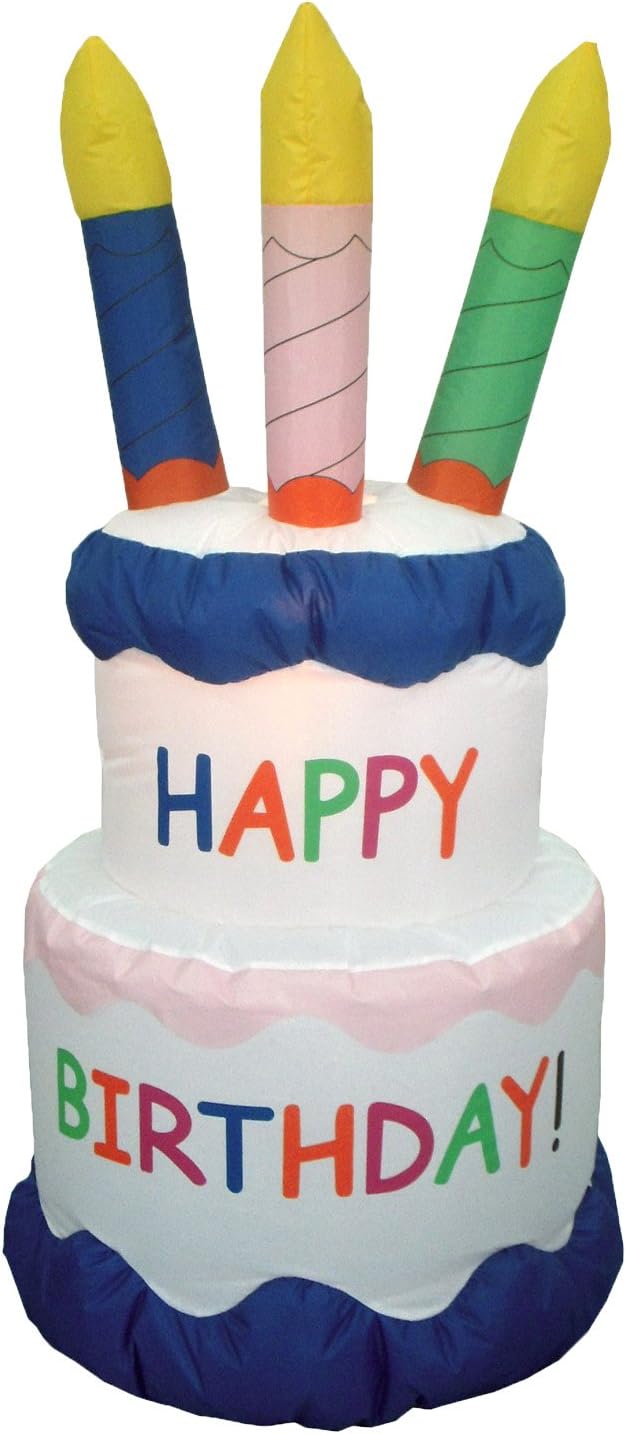 6 Foot Inflatable Happy Birthday Situation — WeirdThingsToBuy weird find