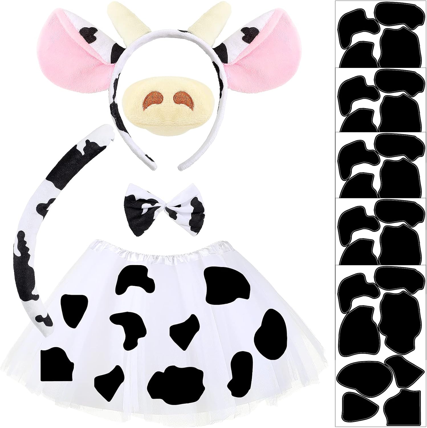 6 Halloween Cow Costume Set Energy — WeirdThingsToBuy weird find