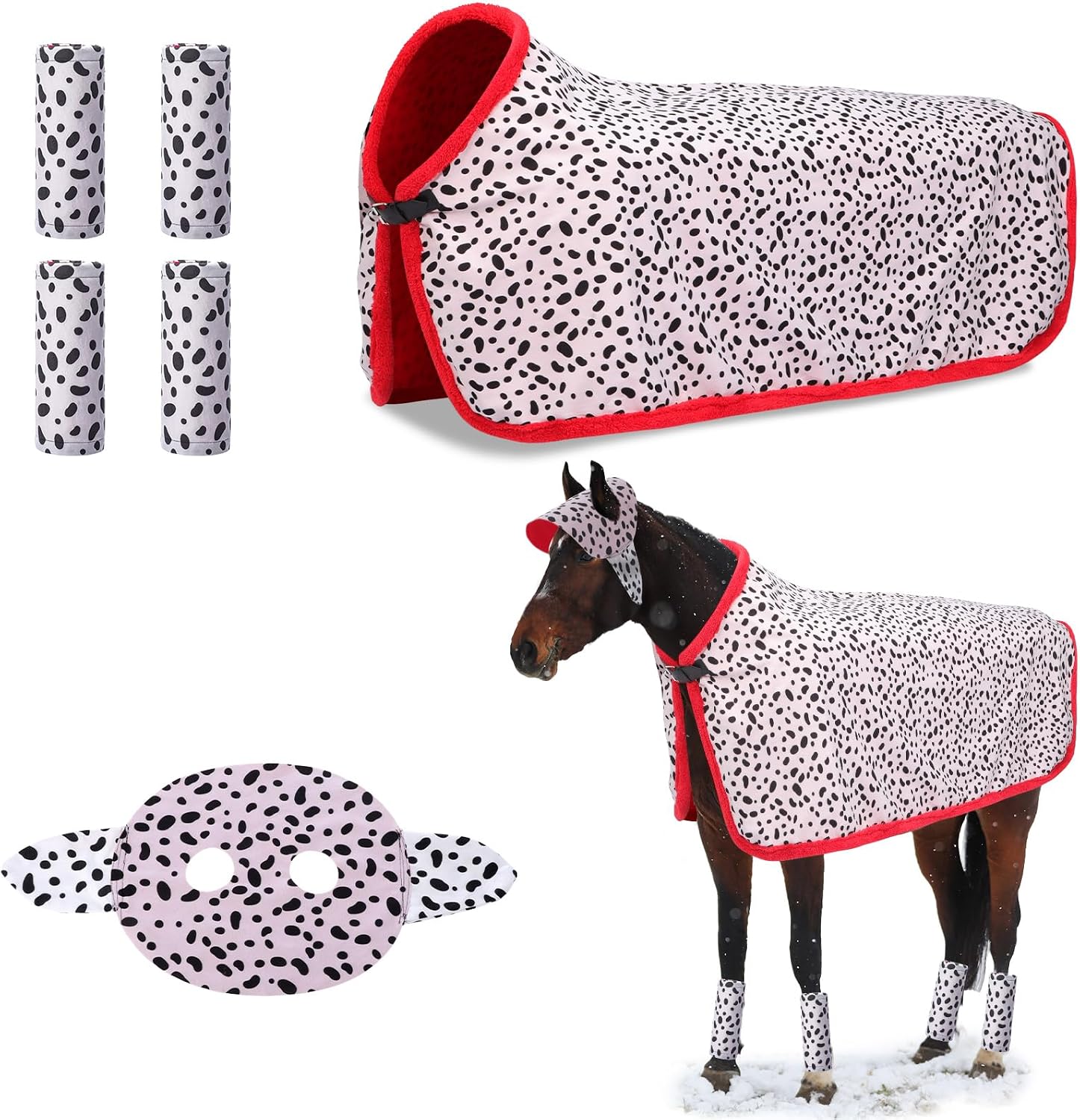 6 Halloween Horse Costume Dalmatian — WeirdThingsToBuy weird find