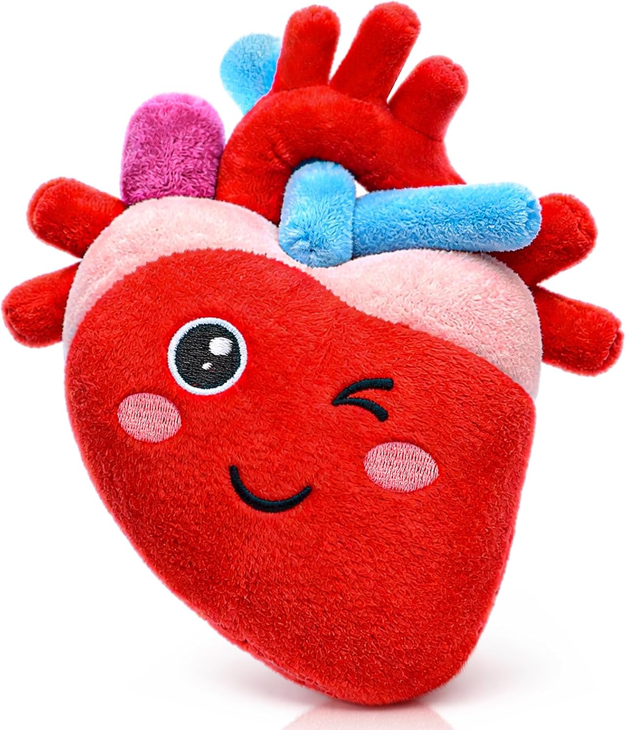 6 Heart Plush Blood Cells — WeirdThingsToBuy weird find