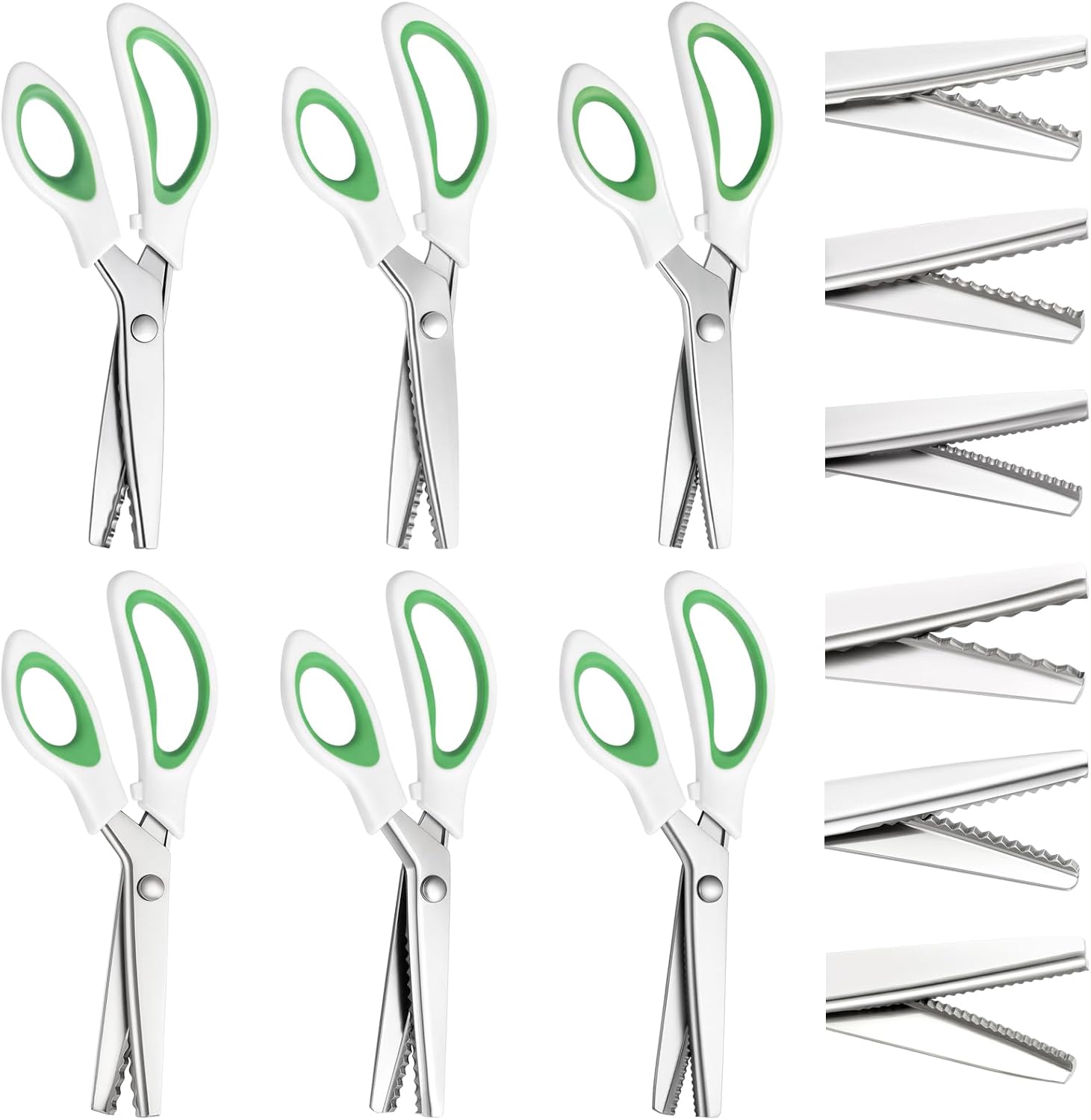 6 Scalloped Zigzag Pinking Shears Situation — WeirdThingsToBuy weird find