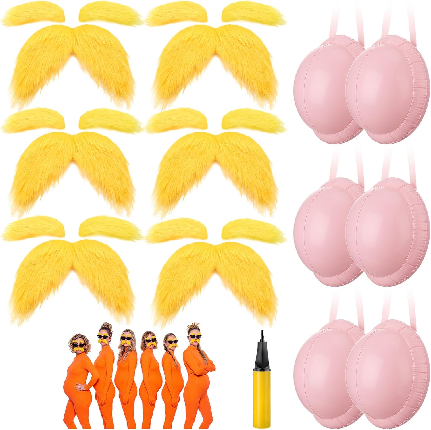 6 Set Orange Jumpsuit Halloween — WeirdThingsToBuy weird find