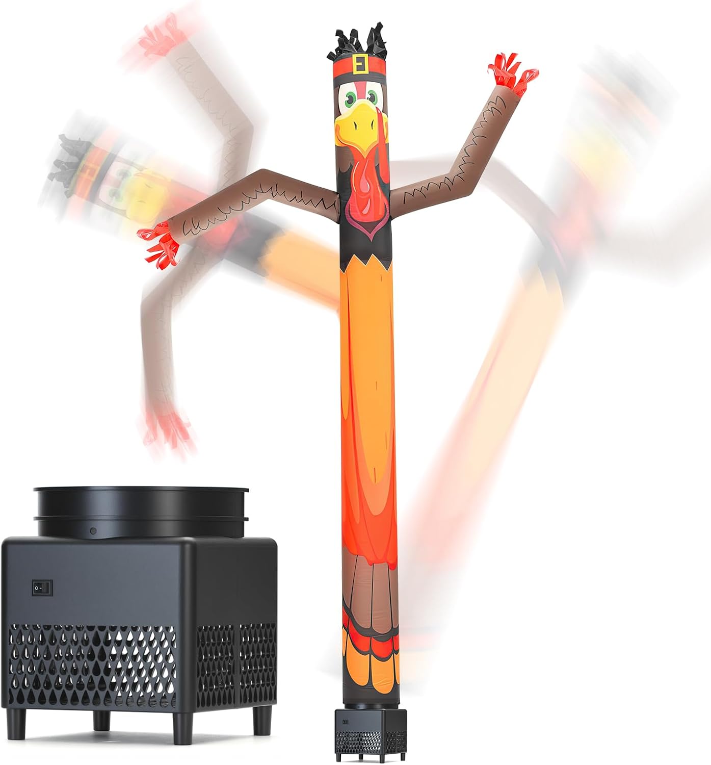 6ft Pumpkin Turkey Inflatable Tube — WeirdThingsToBuy weird find