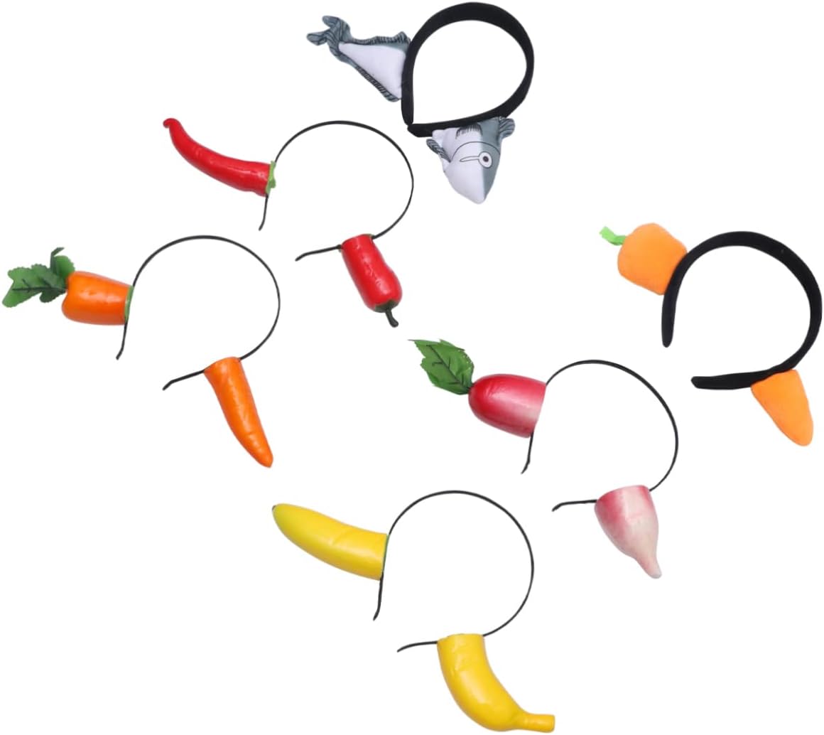 6pcs Carrot Hair Hoop Creative — WeirdThingsToBuy weird find