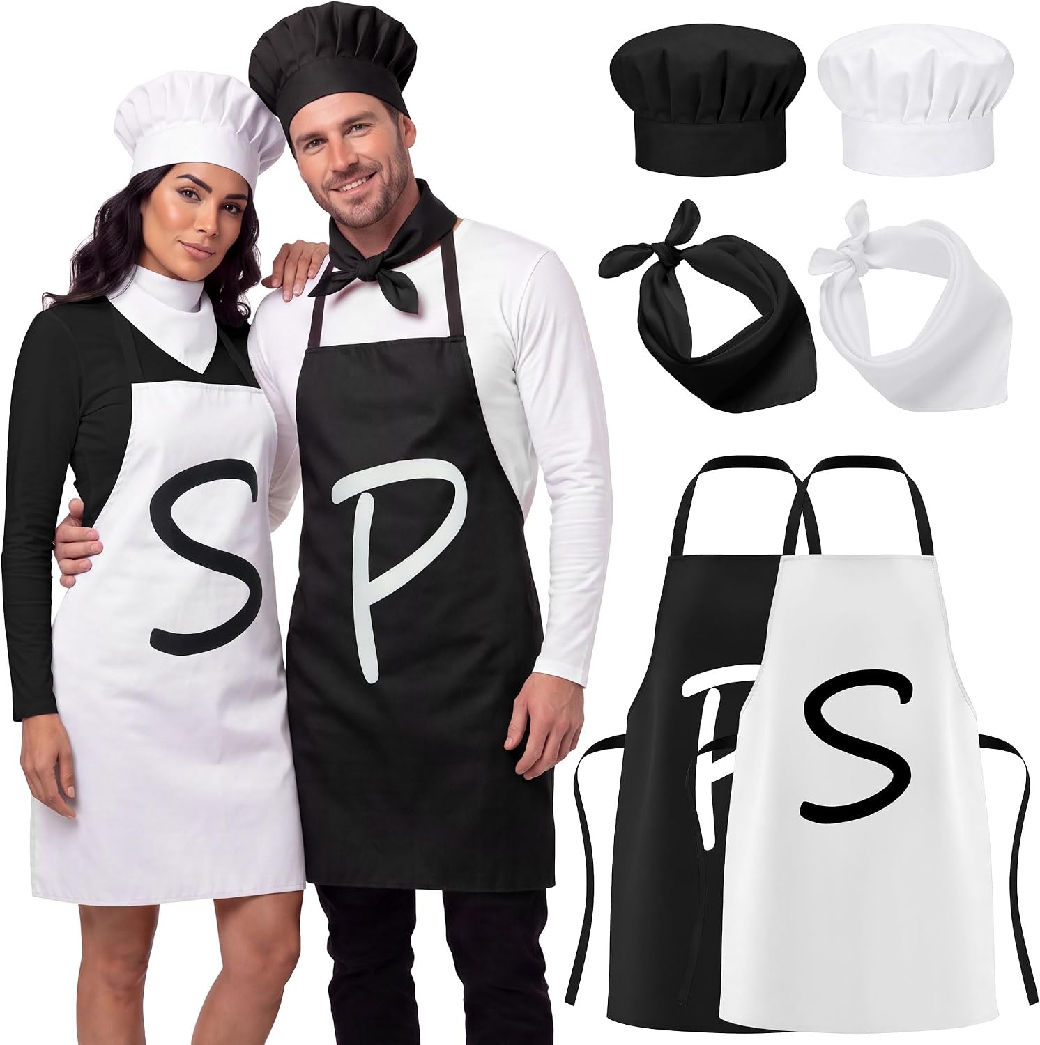 6pcs Halloween Couples Costume Set Energy — WeirdThingsToBuy weird find