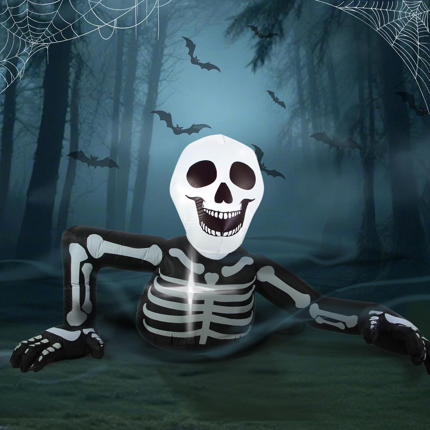 7 5ft Halloween Inflatables Skeleton — WeirdThingsToBuy weird find