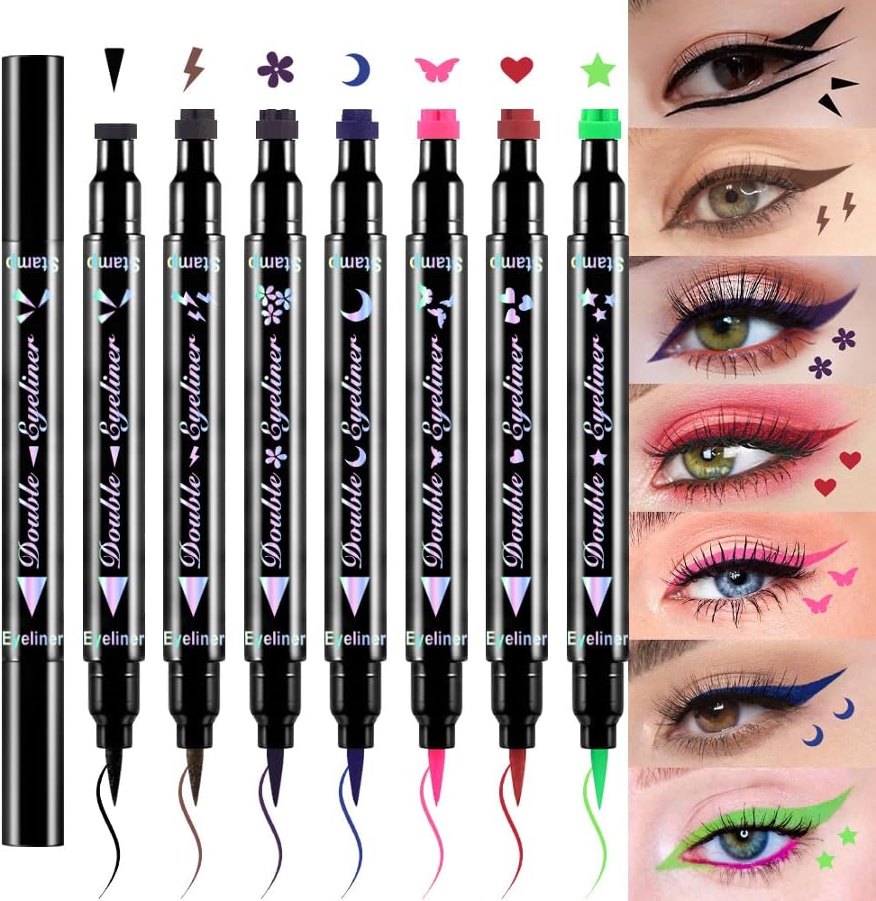 7pcs Colored Liquid Eye Liners Situation — WeirdThingsToBuy weird find