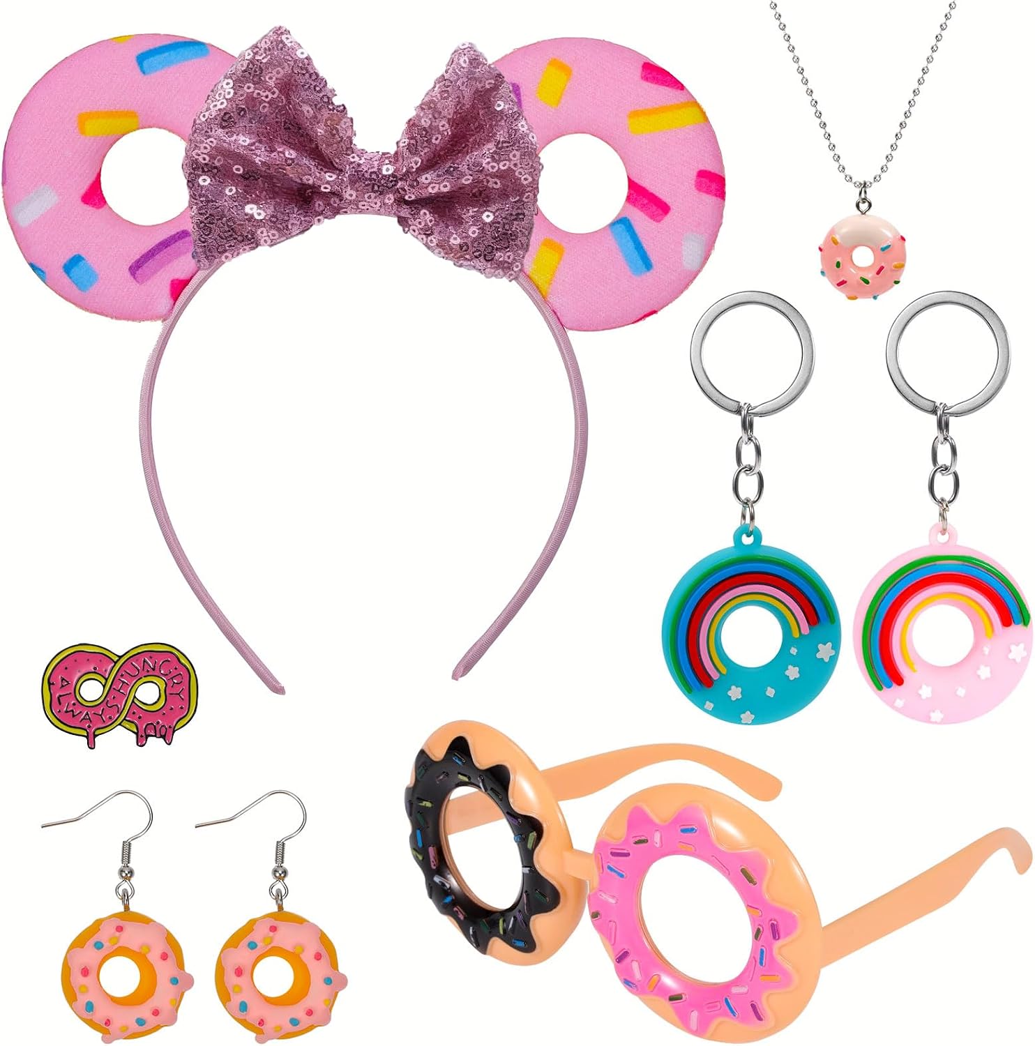 7pcs Donut Costume Accessories Set Energy — WeirdThingsToBuy weird find
