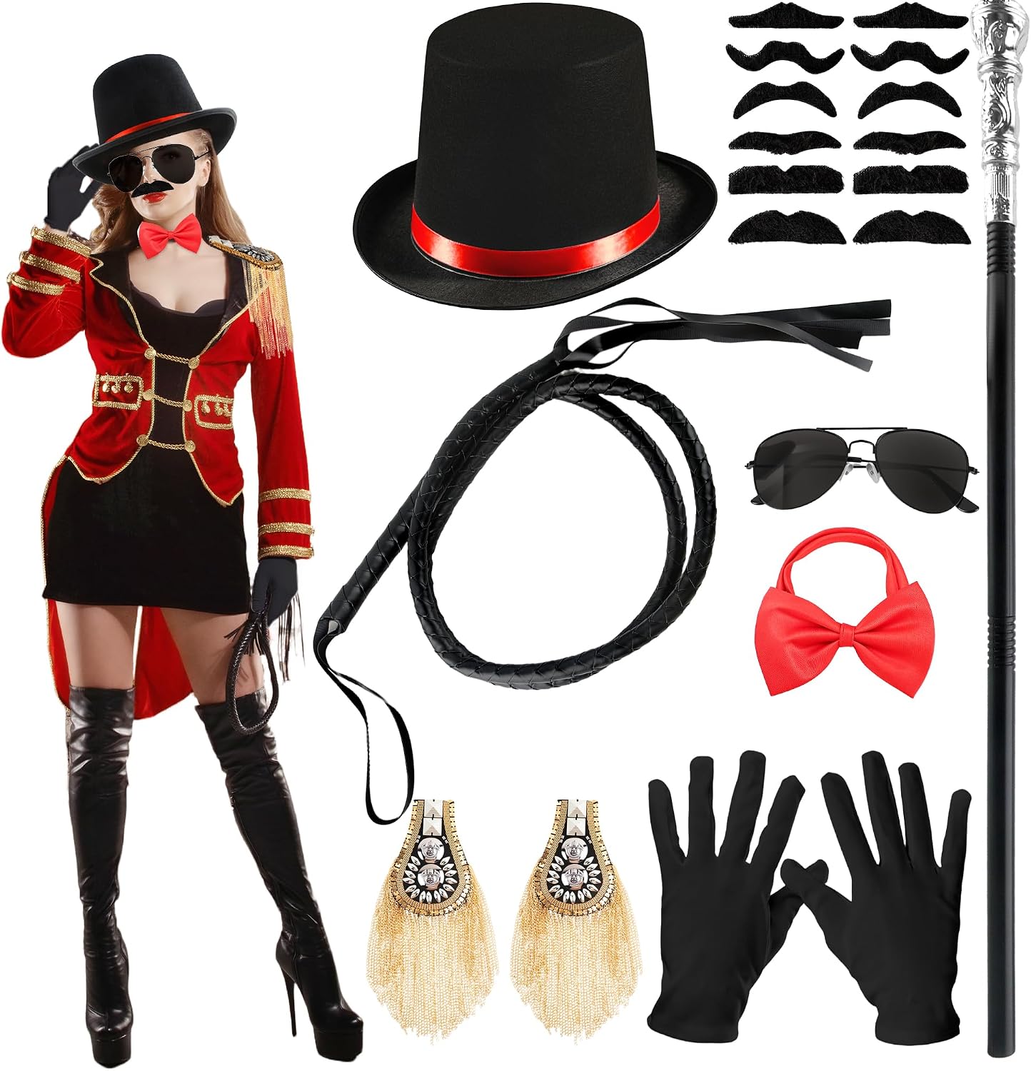 8 Adult Ringmaster Costume Accessories Energy — WeirdThingsToBuy weird find