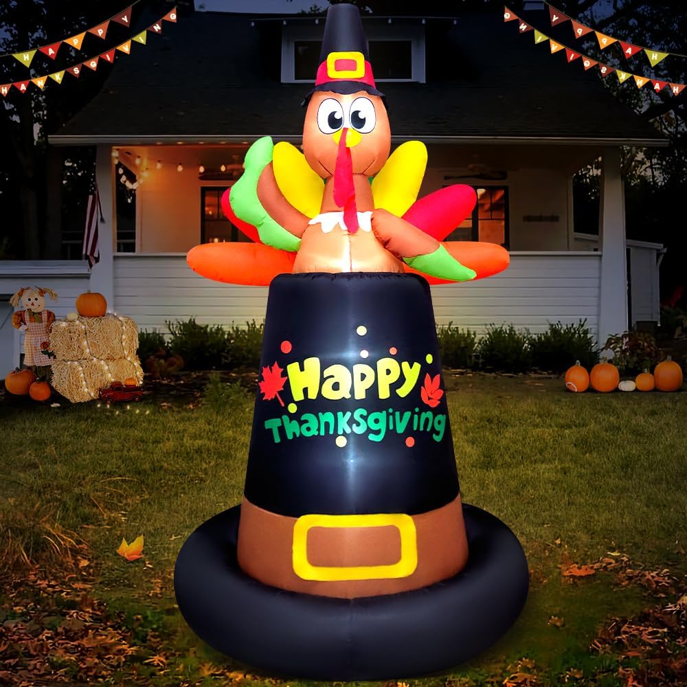 8ft Thanksgiving Inflatables Outdoor Decoration — WeirdThingsToBuy weird find