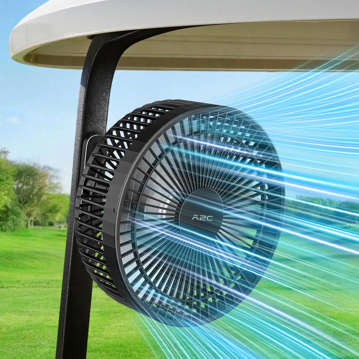A2c Magnetic Rechargeable Fan Golf Situation — WeirdThingsToBuy weird find
