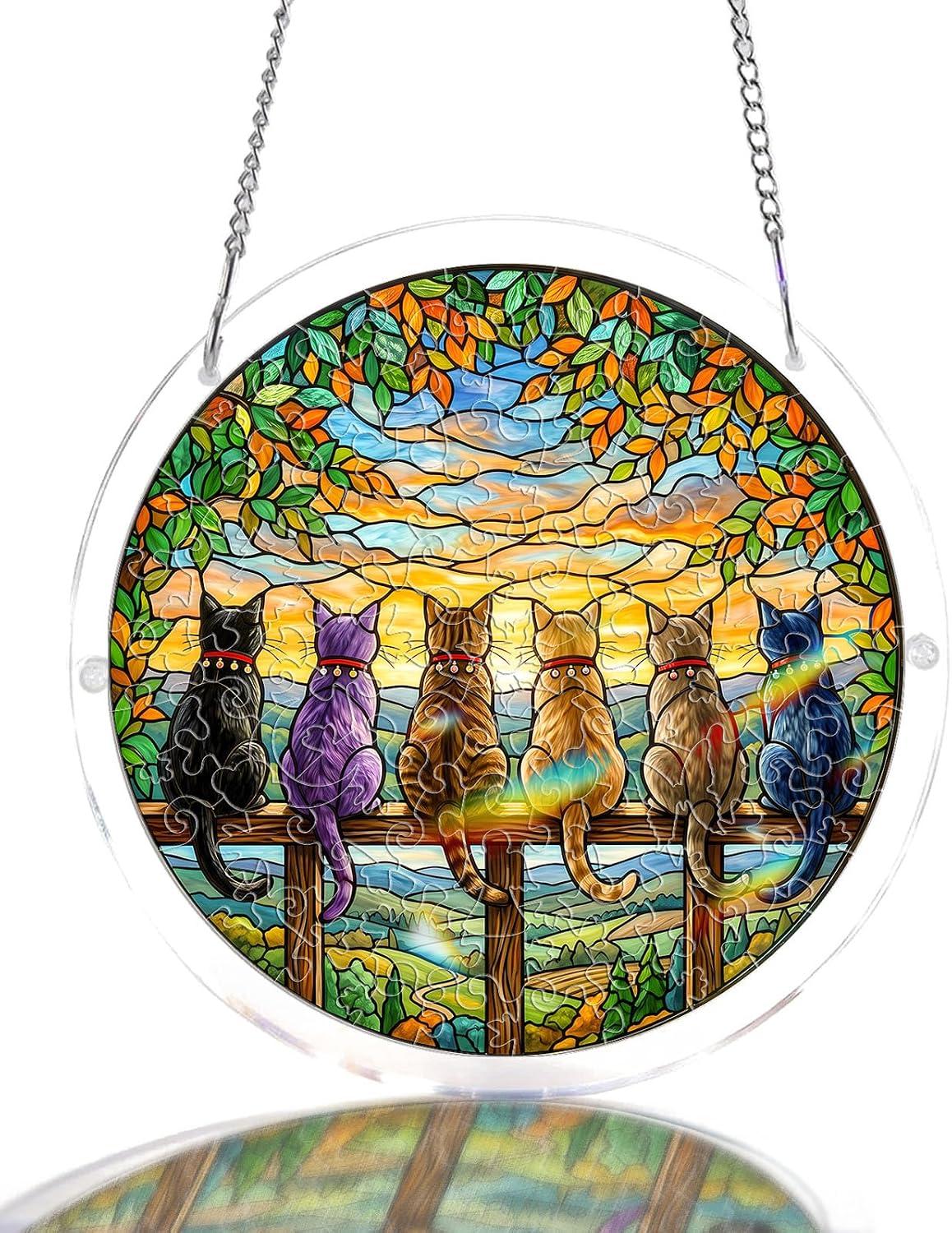 Acrylic Puzzles Suncatcher Horizon — WeirdThingsToBuy weird find