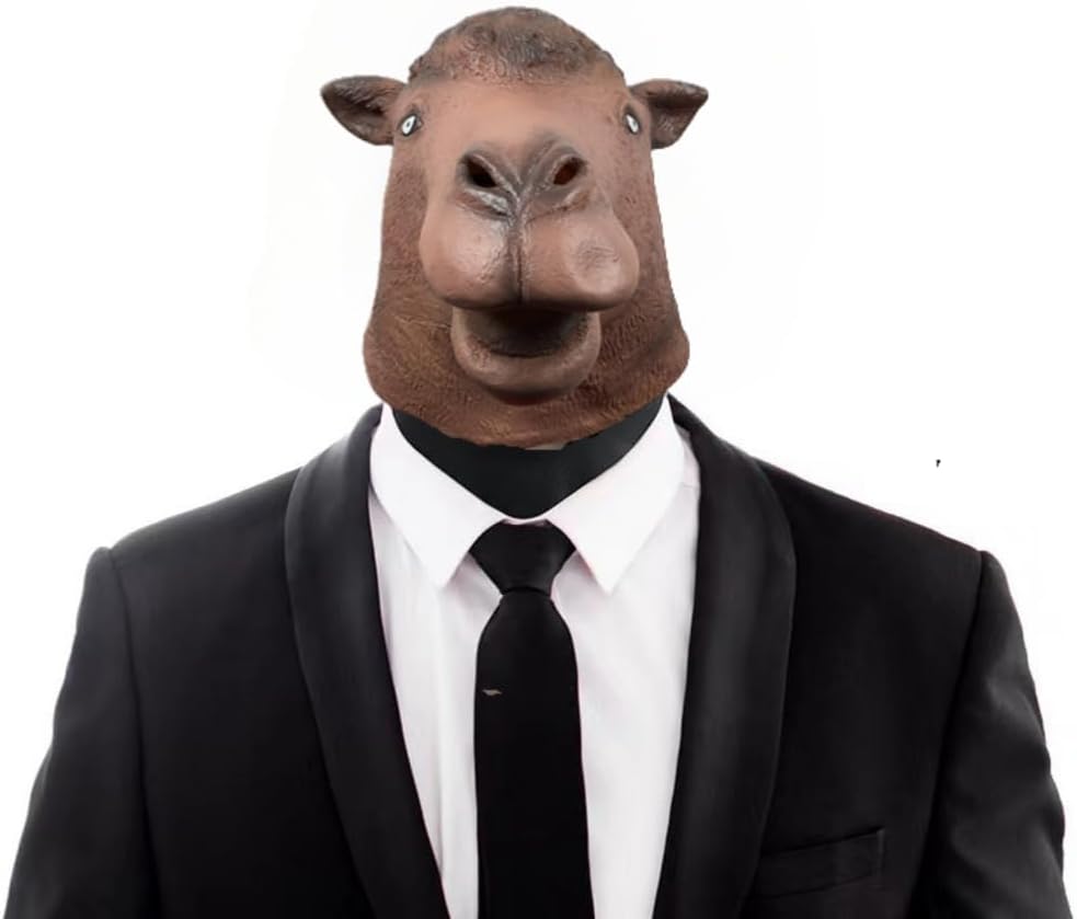 Adorable Latex Camel Mask Dress Energy — WeirdThingsToBuy weird find