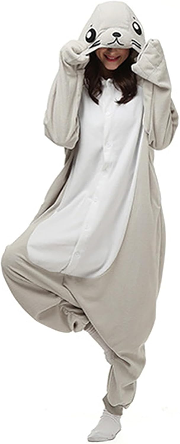 Adult Animal Onesie Pajama Cozy Situation — WeirdThingsToBuy weird find