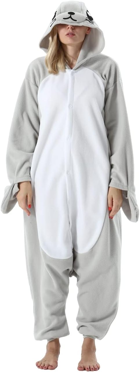 Adult Animal Onesie Pajamas Halloween — WeirdThingsToBuy weird find
