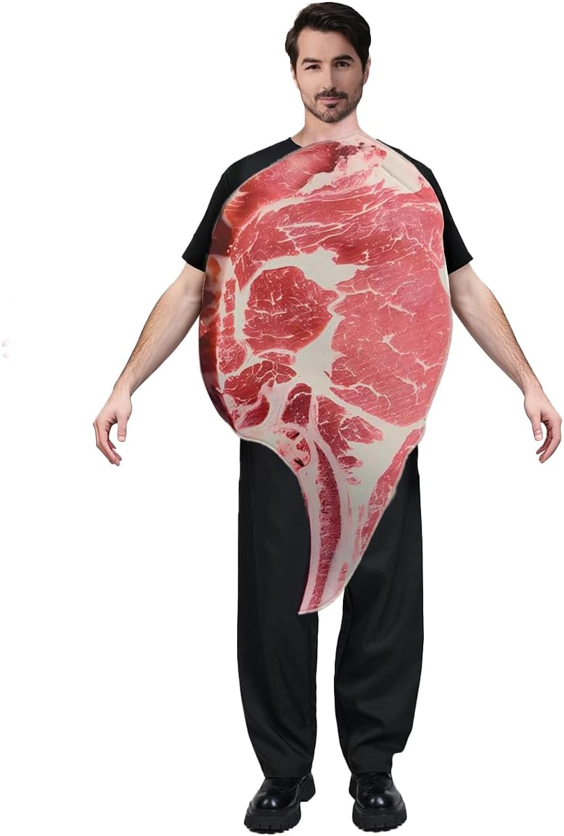 Adult Beef Costume Funny Food Energy — WeirdThingsToBuy weird find
