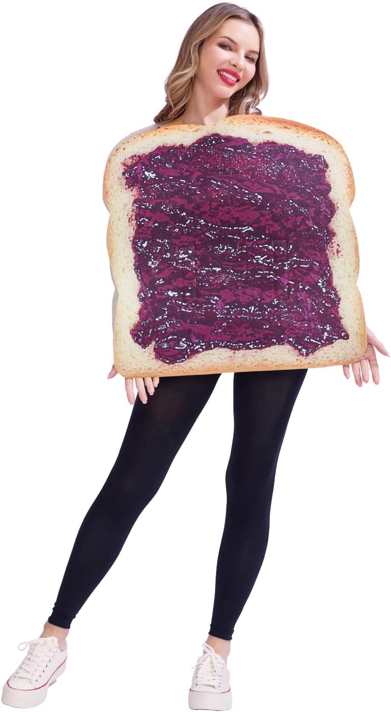 Adult Blueberry Toast Costume One Energy — WeirdThingsToBuy weird find