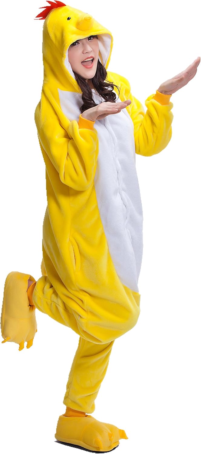 Adult Chicken Kigurumi Animal Costume Situation — WeirdThingsToBuy weird find