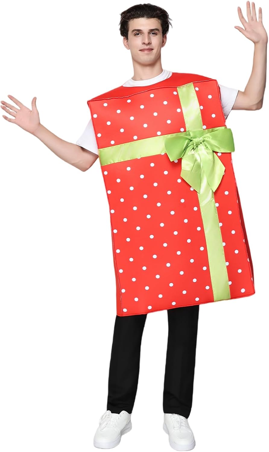 Adult Christmas Gift Box Costume — WeirdThingsToBuy weird find
