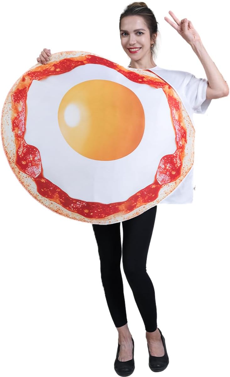 Adult Fried Egg Bacon Costume Situation — WeirdThingsToBuy weird find