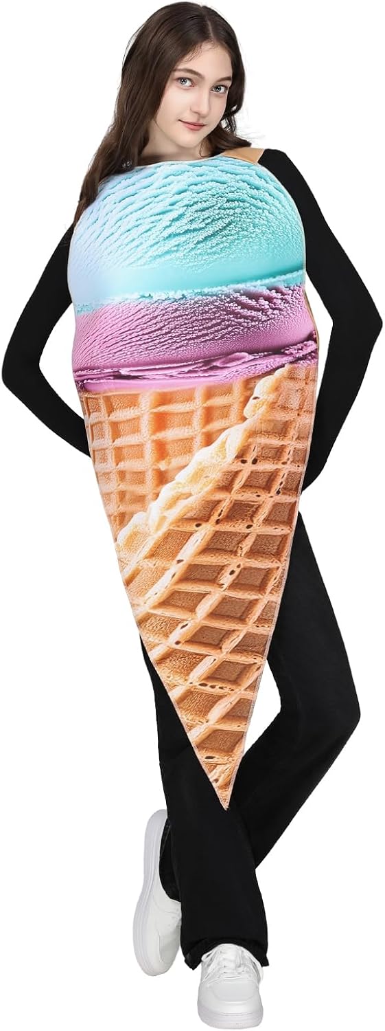 Adult Ice Cream Cone Costume Situation — WeirdThingsToBuy weird find