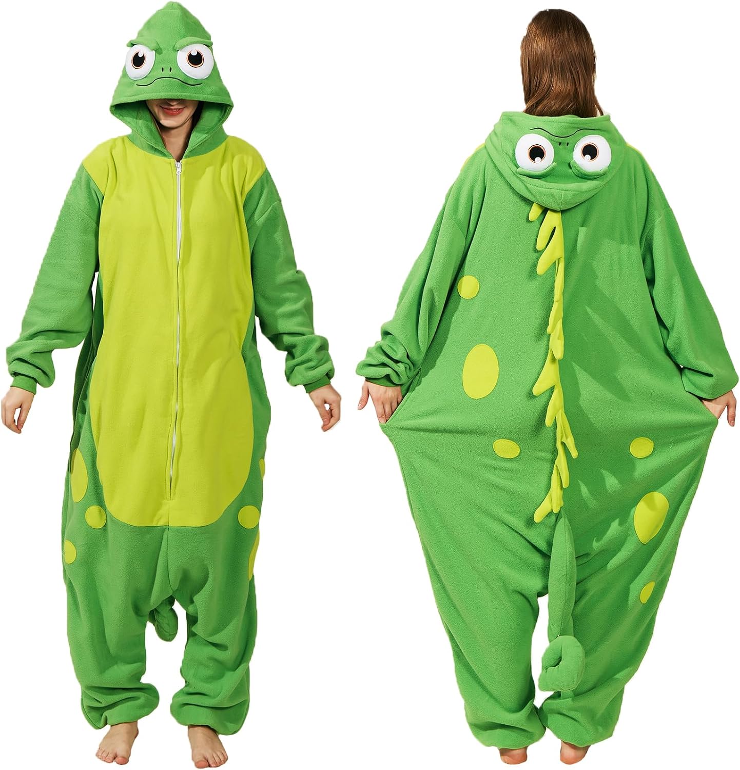 Adult Lizard Costume Onesie Pajamas Situation — WeirdThingsToBuy weird find